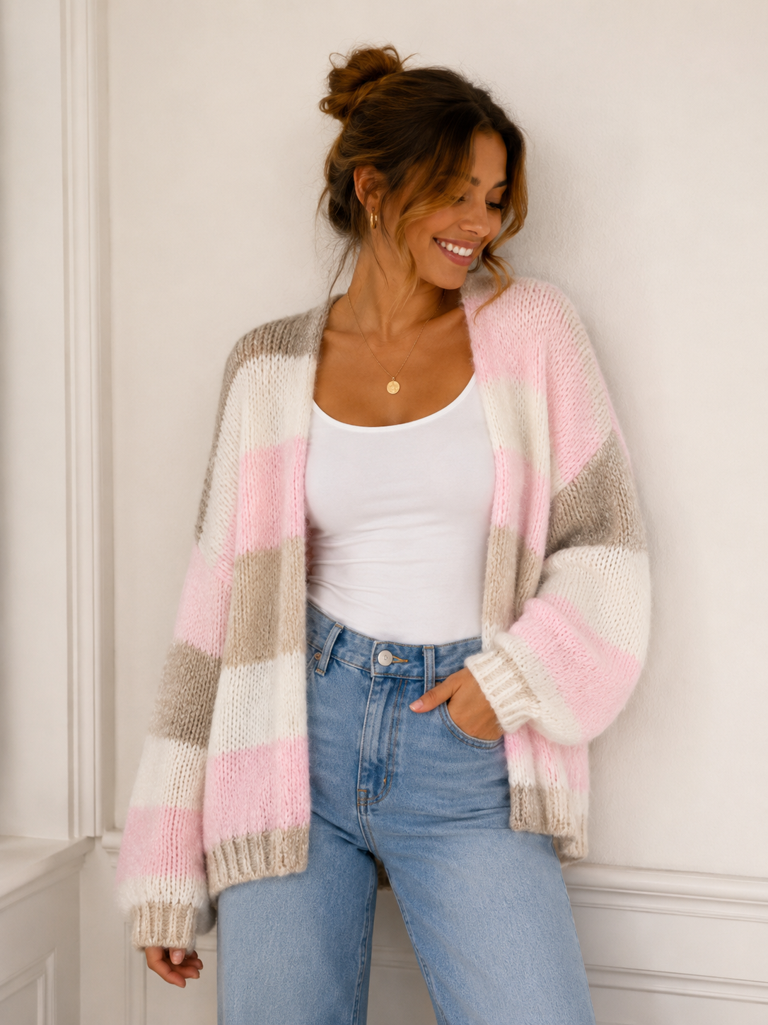 Cardigan Mini & Me COLOR STRIPES