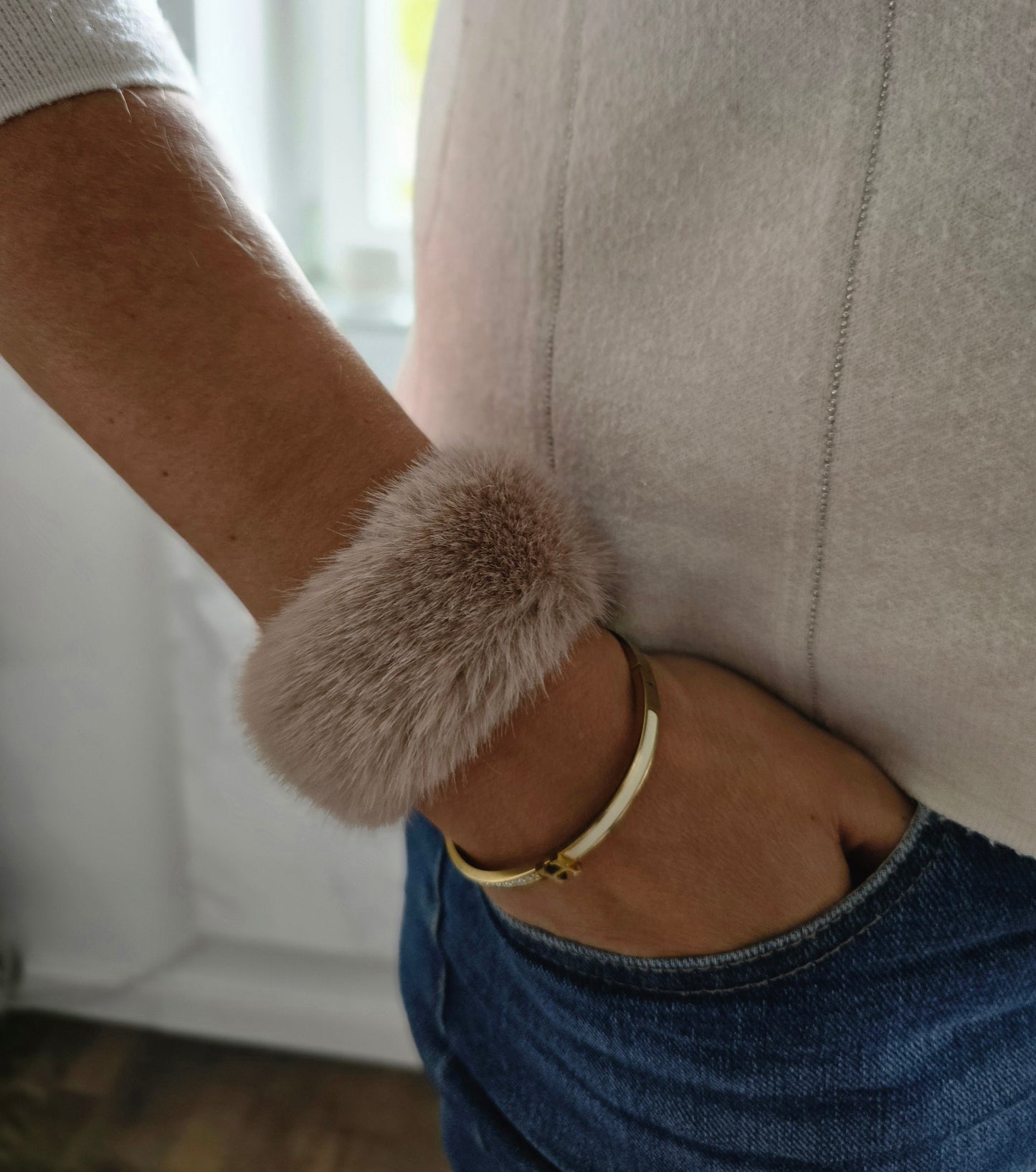 Fell-Klack-Armband