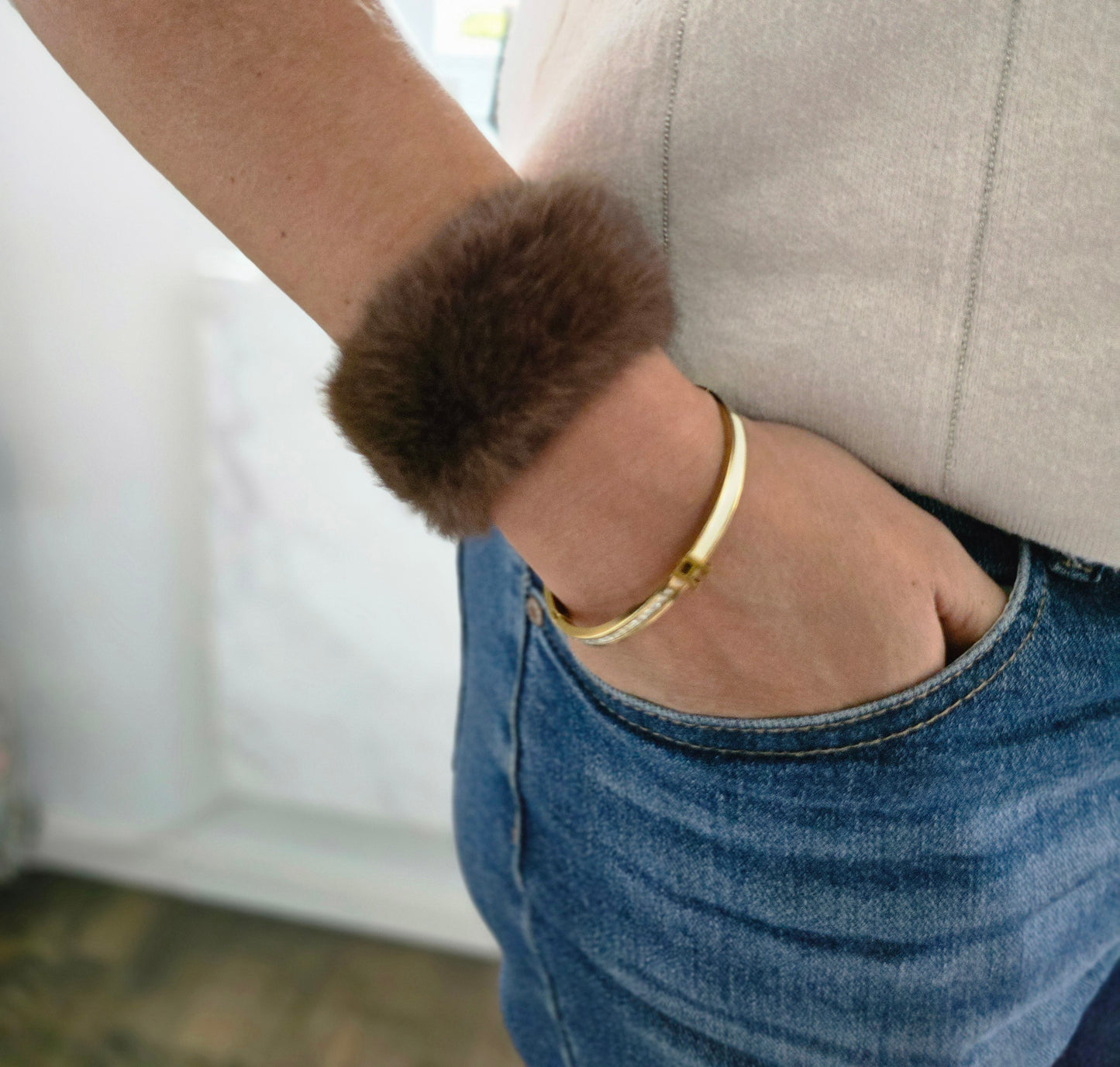 Fell-Klack-Armband
