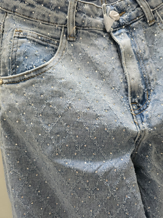 Ballon Jeans Diamonds