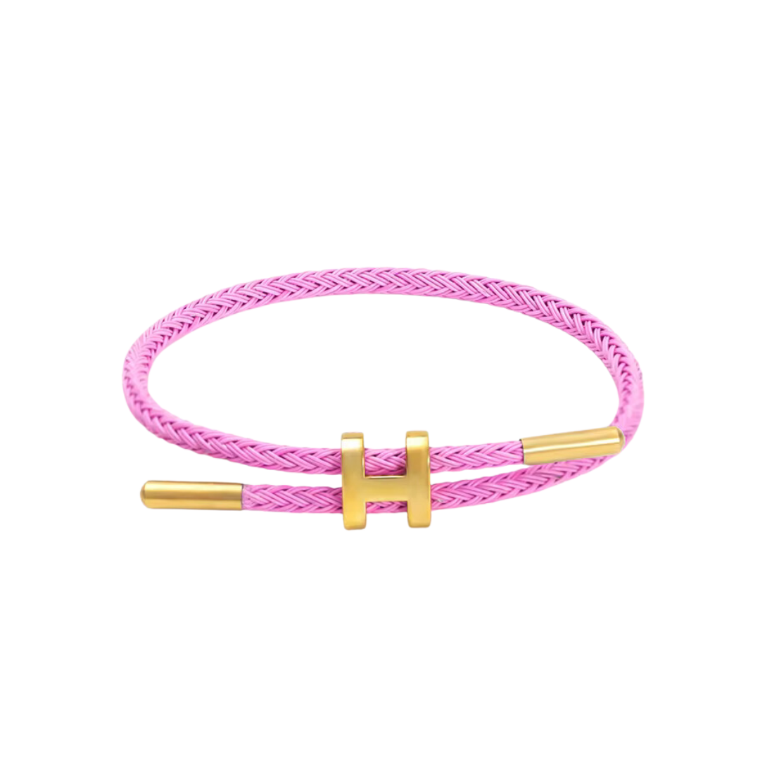 Stylisches Armband mit H-Verschluss – in vielen Farben erhältlich