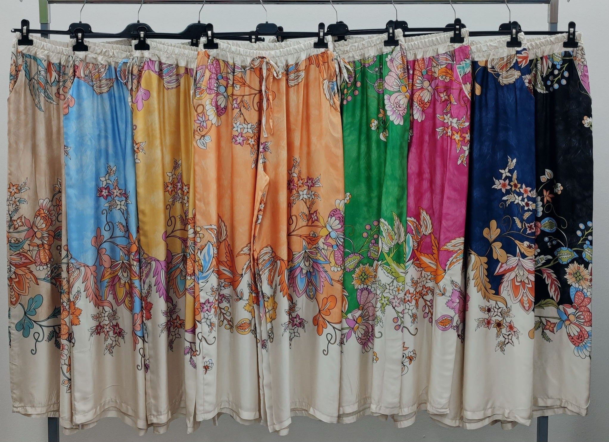 Luftige Viskose Hose - Flower