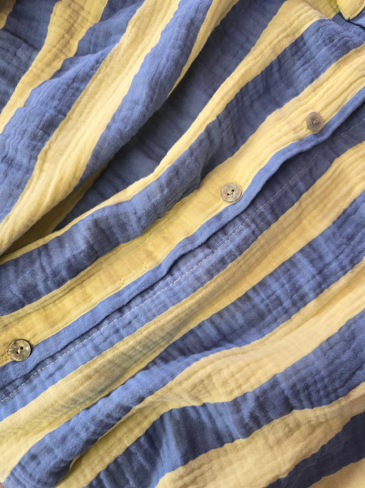 Musselinbluse Amalfi gestreift