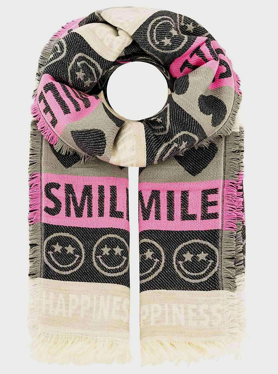Zwillingsherz Schal "happiness "