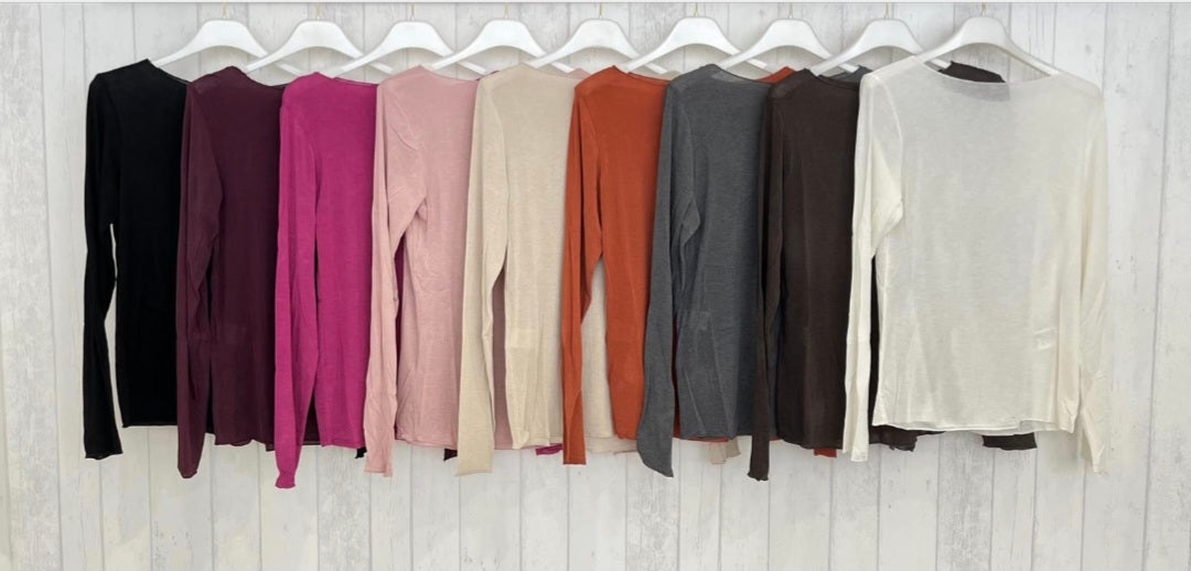 Cashmere Longsleeve Lilli (einfarbig)