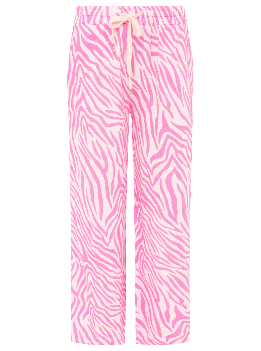 ZWILLINGSHERZ Musselin Hose Zebra