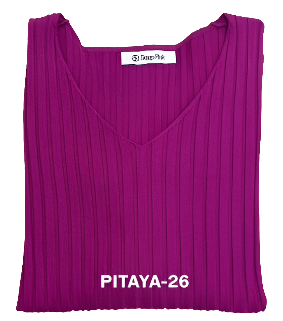 Basic Pullover V-Ausschnitt gerippt BELLA