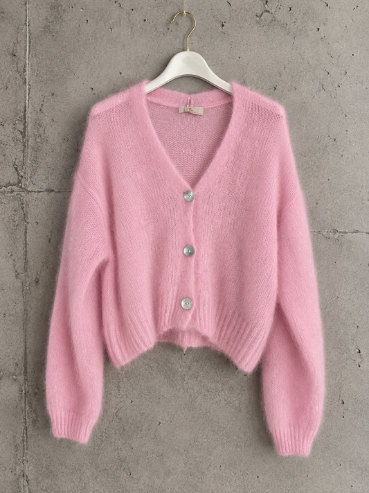Mohair Kurz Cardigan Luna Rosa