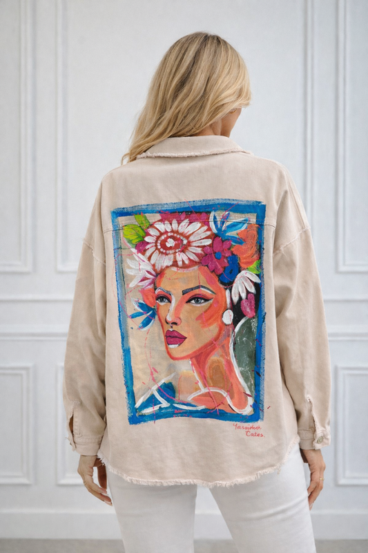 Oversize Jacke Frieda Artwork