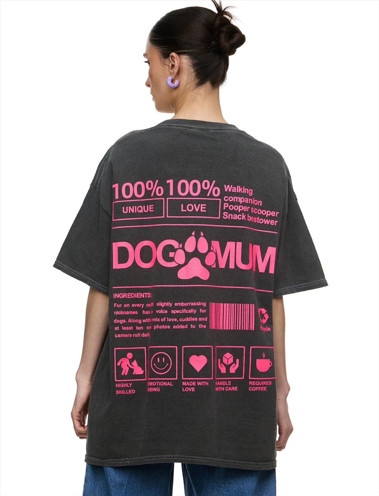 Oversize T-Shirt „DOG MOM“