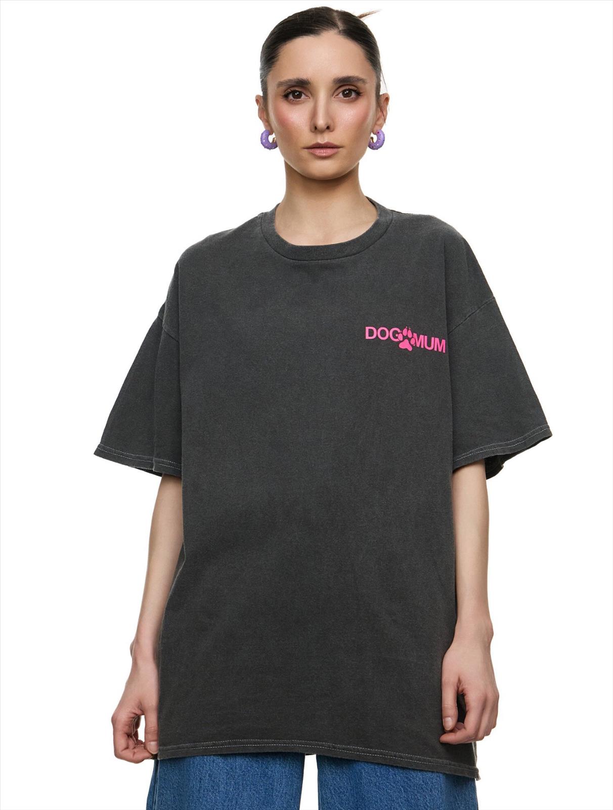 Oversize T-Shirt „DOG MOM“