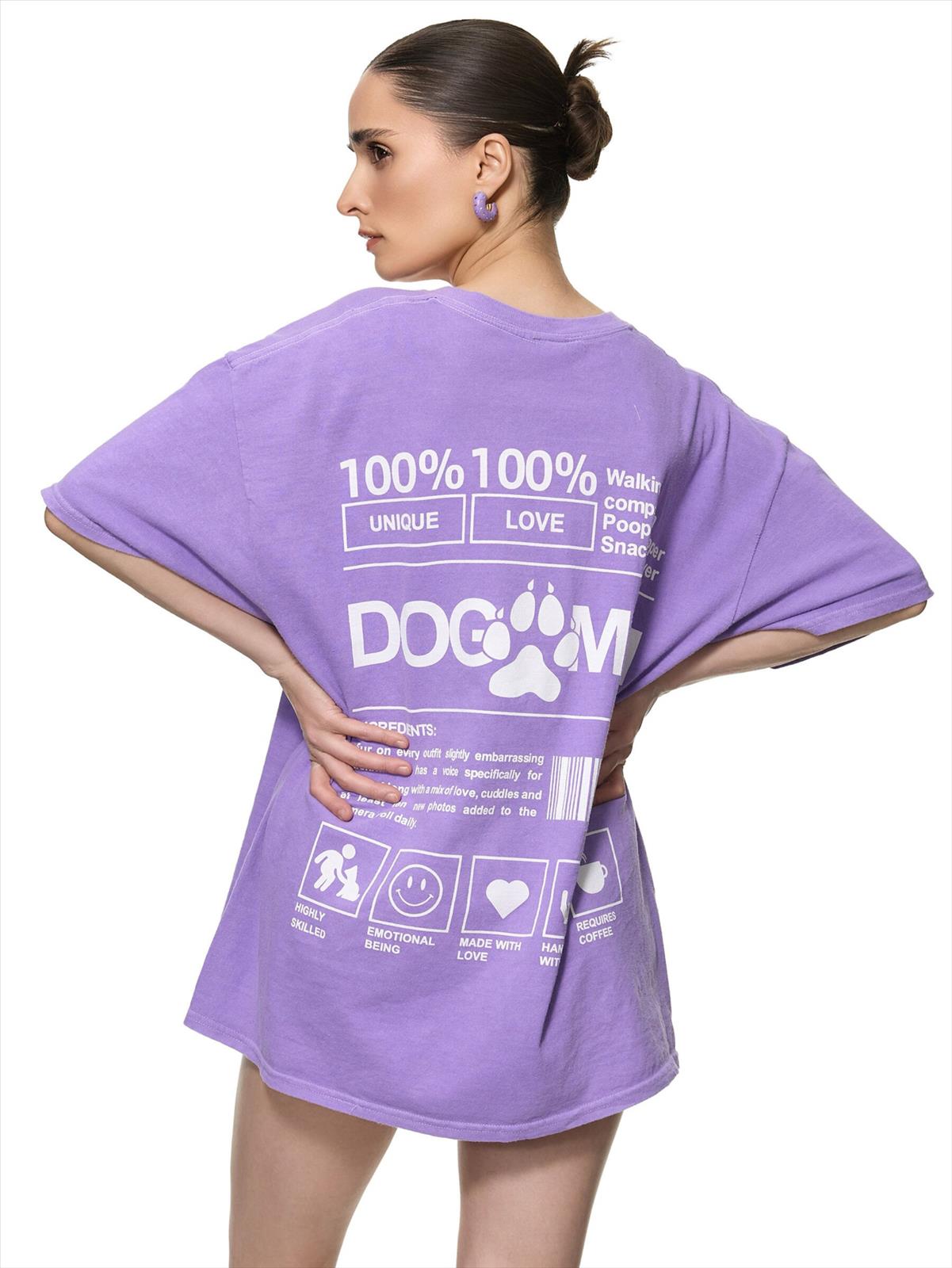Oversize T-Shirt „DOG MOM“