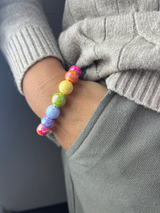 Armband MYSTIC PEARLS rainbow small