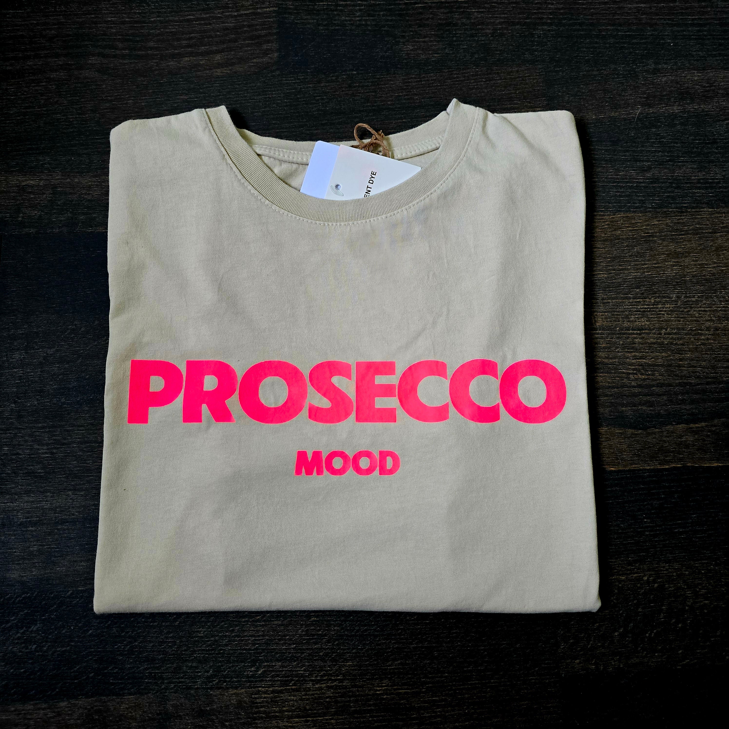 Damen T-Shirt „PROSECCO MOOD“ – Sommer Statement Shirt