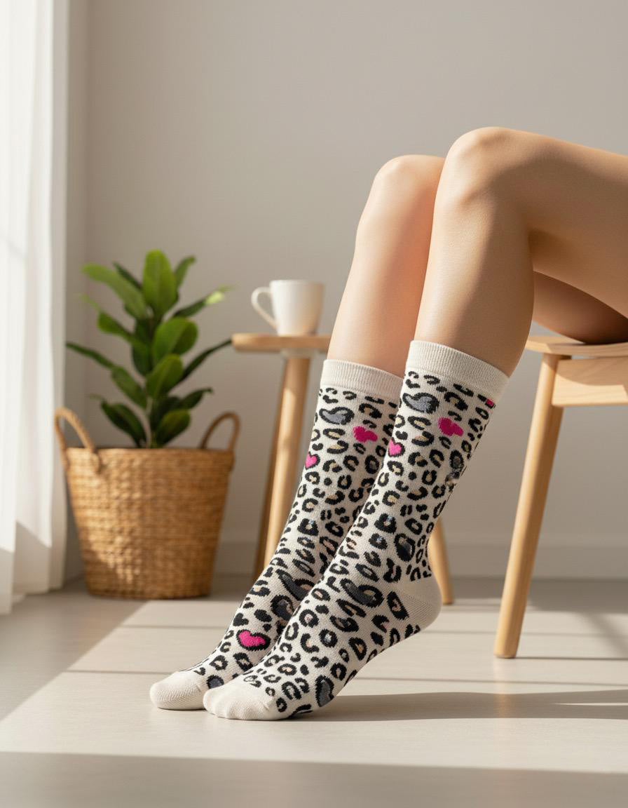 Socken Leo & Heart