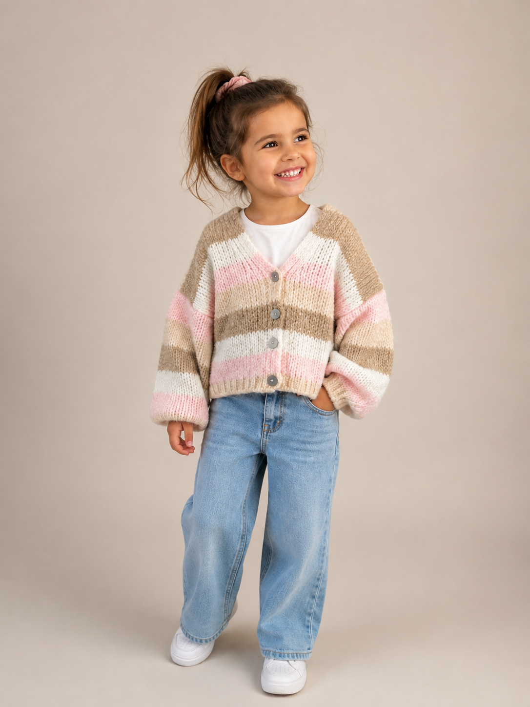 Cardigan Mini & Me COLOR STRIPES