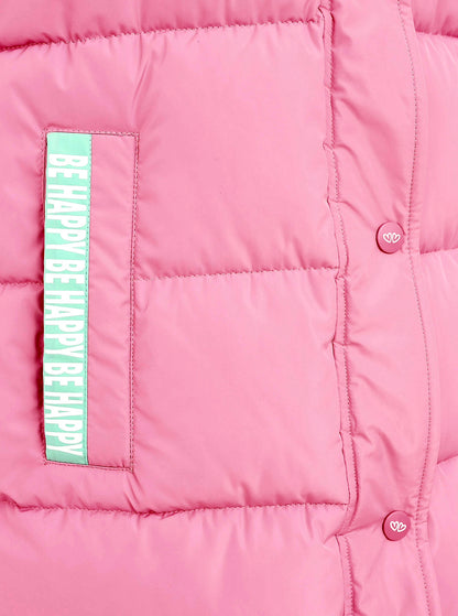 Zwillingsherz Stepweste Lang Rosa - Good Vibes Only