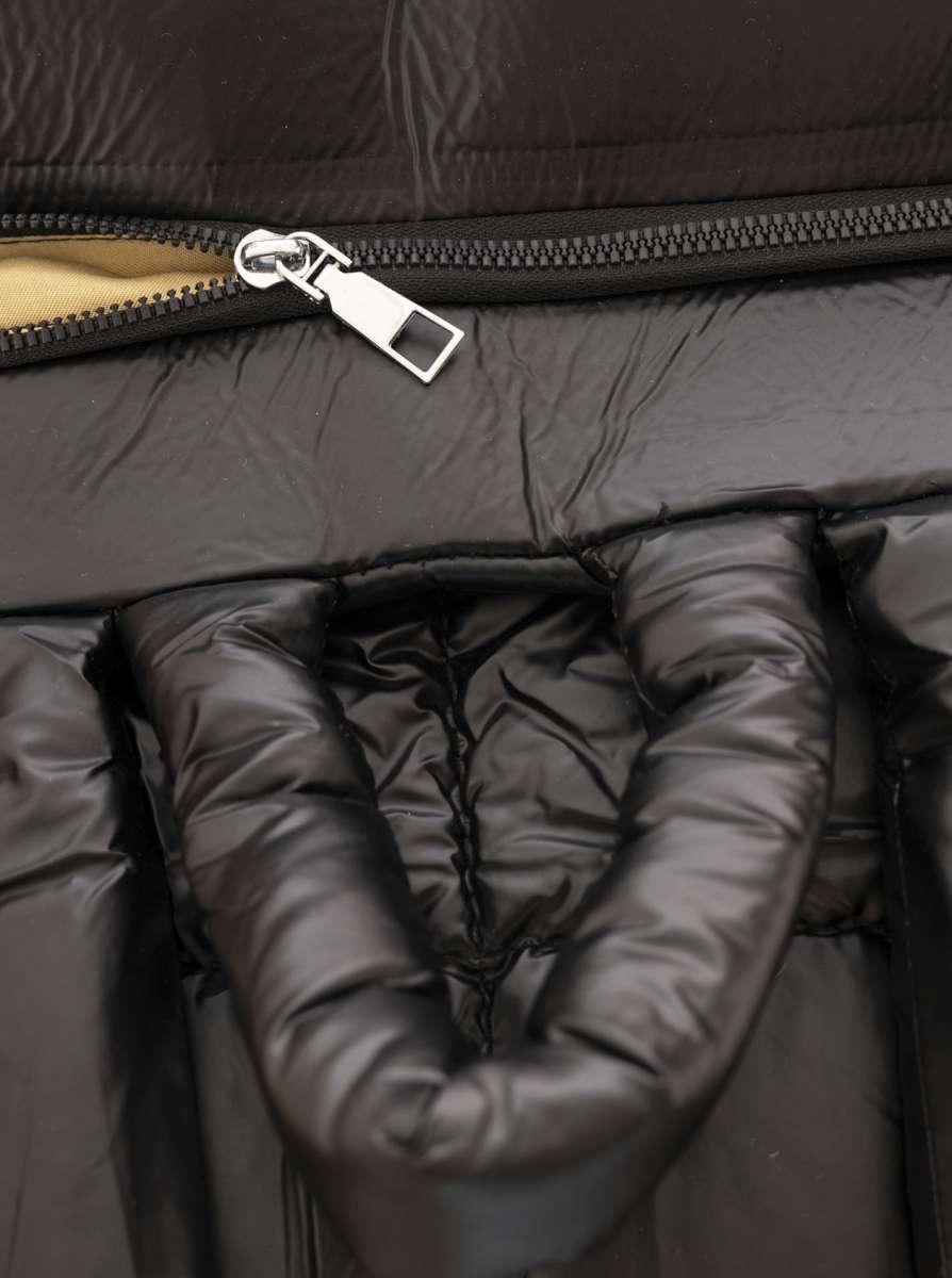 Zwillingsherz Stepptasche XXL schwarz