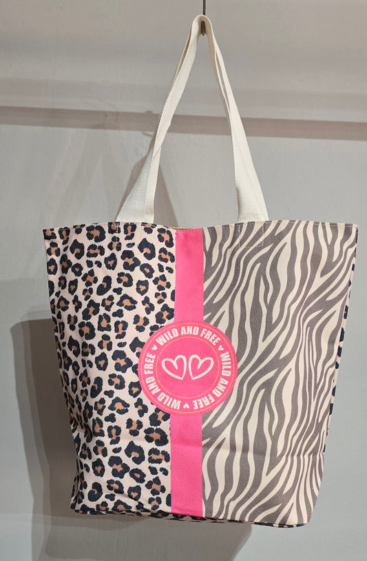 Zwillingsherz Shopper/Badetasche