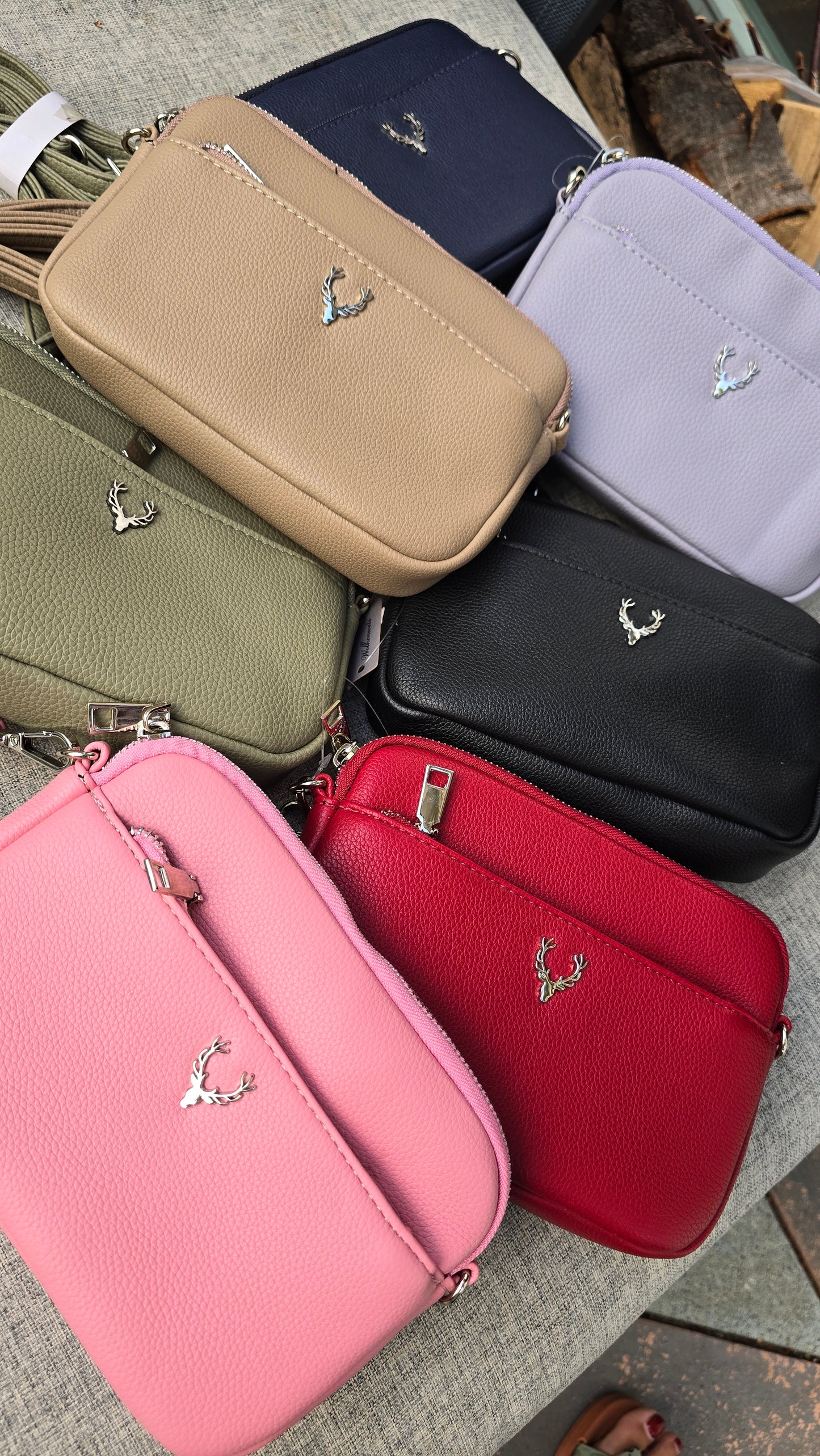 Trachtentasche Damen versch. Farben – Dirndltasche mit Hirsch | Tasche für Oktoberfest & Volksfest