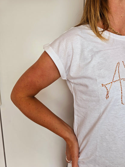 Be Famous Shirt Holy Aperoly Strass