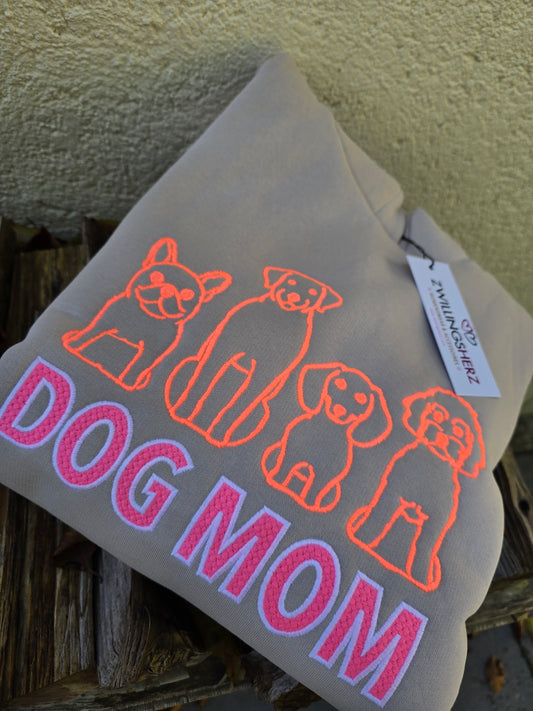 Zwillingsherz Hoodie "Dog Mom"