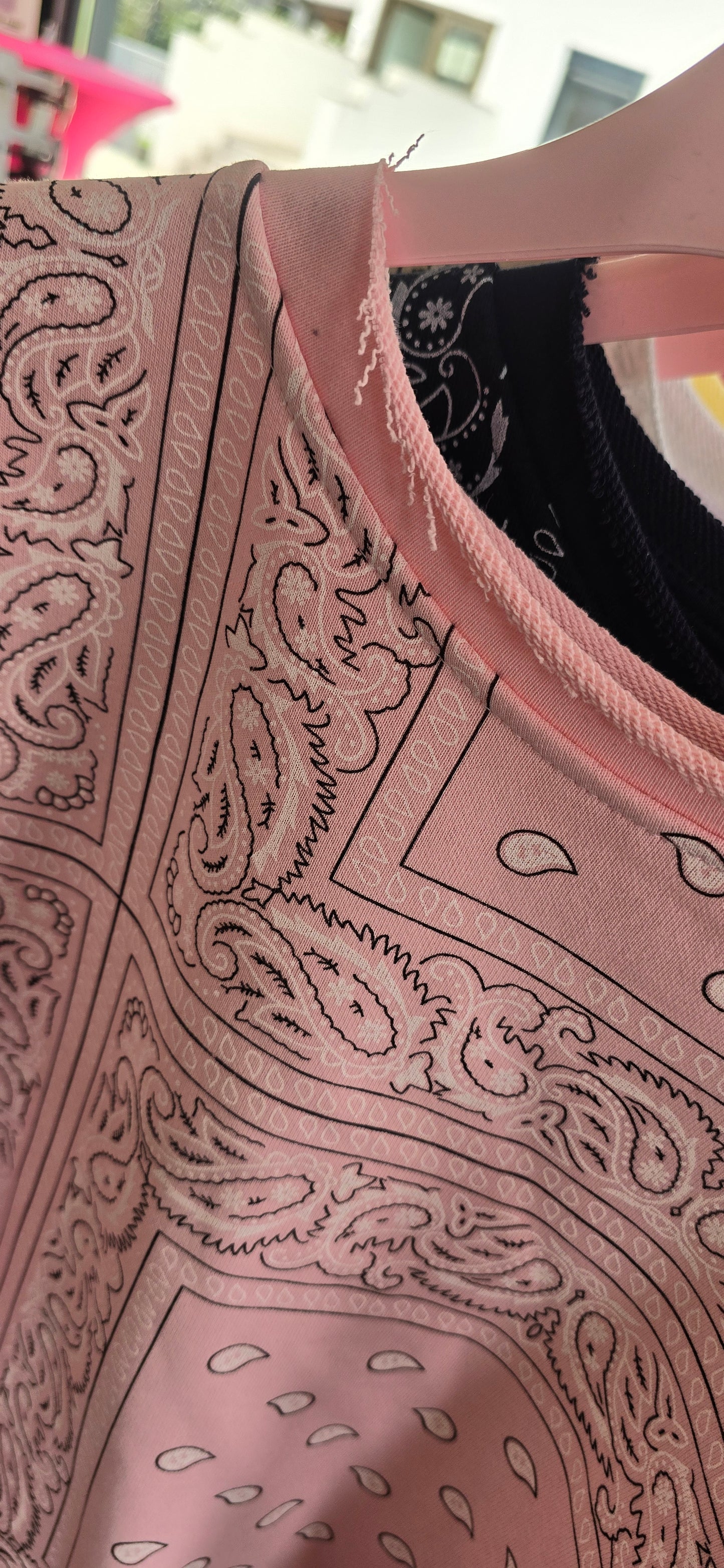 Damen Oberteil Bandana Print