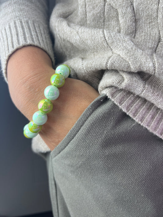Armband MYSTIC MAGIC PEARLS grün small