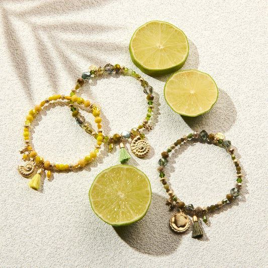 Perlenarmband Boho Maritim