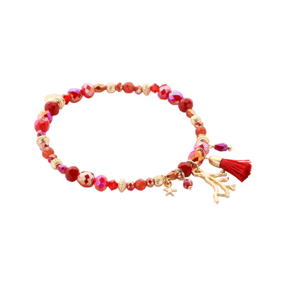 Perlenarmband Boho Maritim