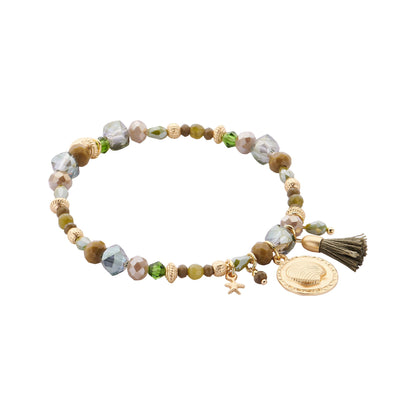 Perlenarmband Boho Maritim