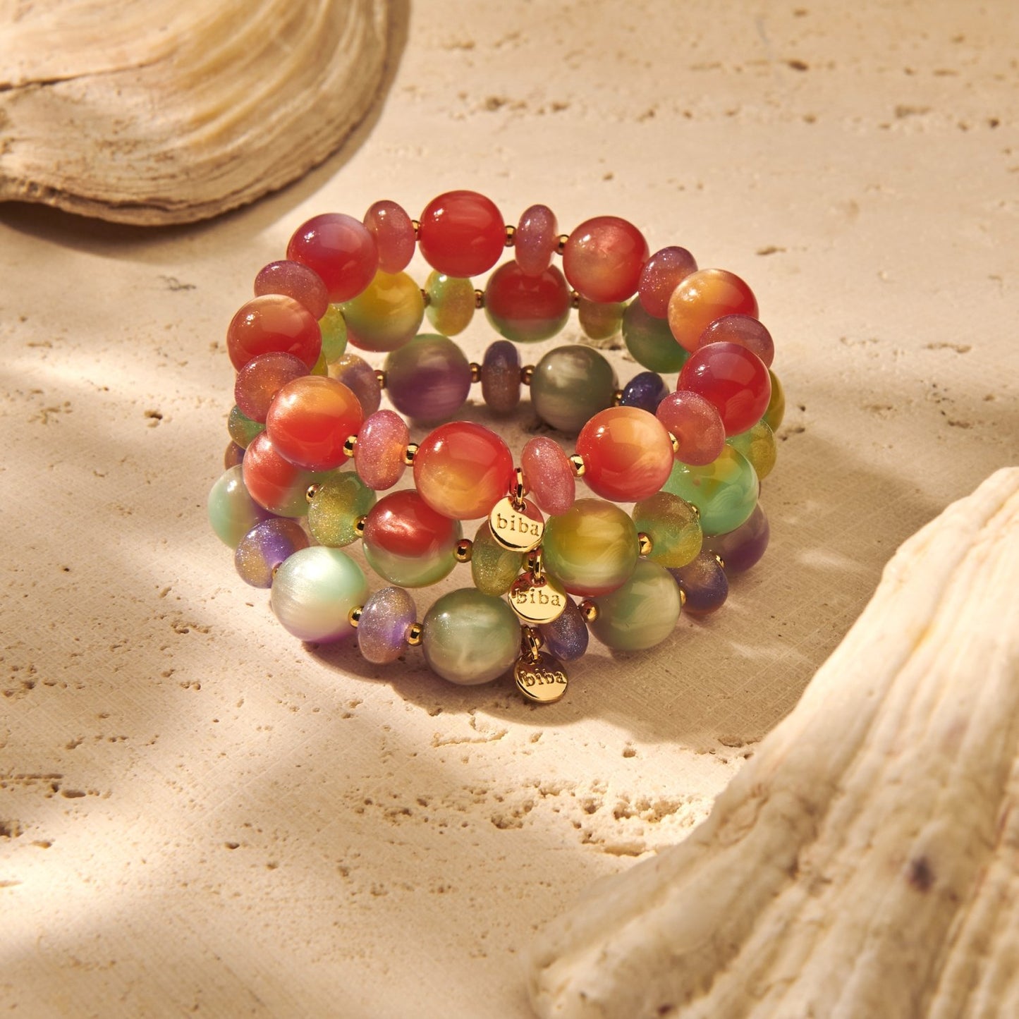 Mystic Magic Pearls Armband - Sunset Glow Funkelnde Farben für dein Handgelenk