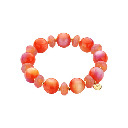 Mystic Magic Pearls Armband - Sunset Glow Funkelnde Farben für dein Handgelenk