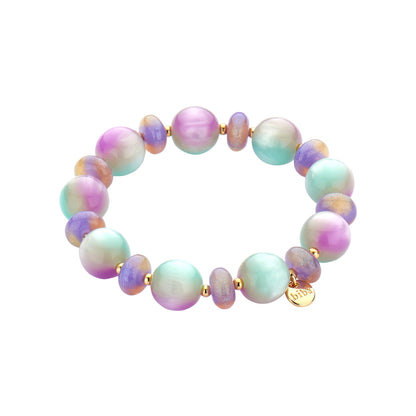 Mystic Magic Pearls Armband - Sunset Glow Funkelnde Farben für dein Handgelenk