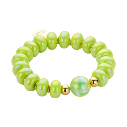 Perlenarmband „Rainbow Glow“ – Glänzende Farben, zeitlose Eleganz
