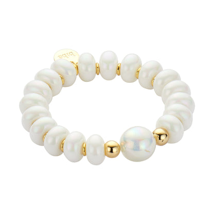 Perlenarmband „Rainbow Glow“ – Glänzende Farben, zeitlose Eleganz
