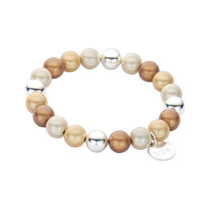 Mytic Magic Pearls Armband - Color Bliss SPRING25 Silber