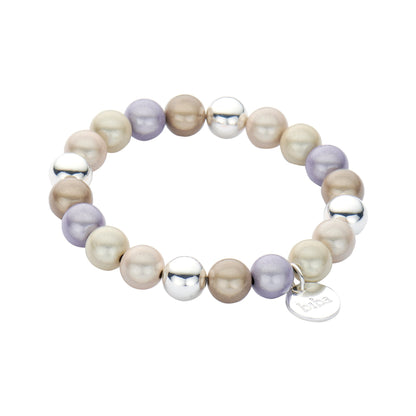Mytic Magic Pearls Armband - Color Bliss SPRING25 Silber