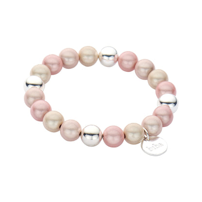 Mytic Magic Pearls Armband - Color Bliss SPRING25 Silber