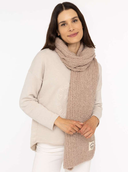 Zwillingsherz Kuschelschal Postive Vibes BEIGE