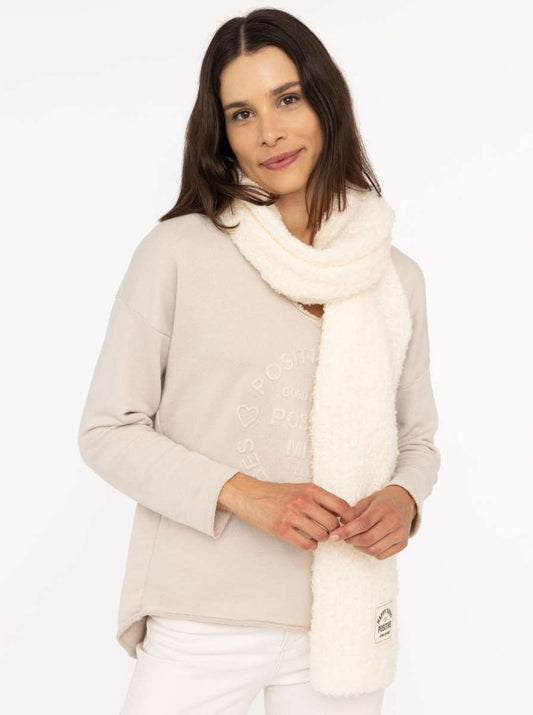 Zwillingsherz Kuschelschal Postive Vibes CREME