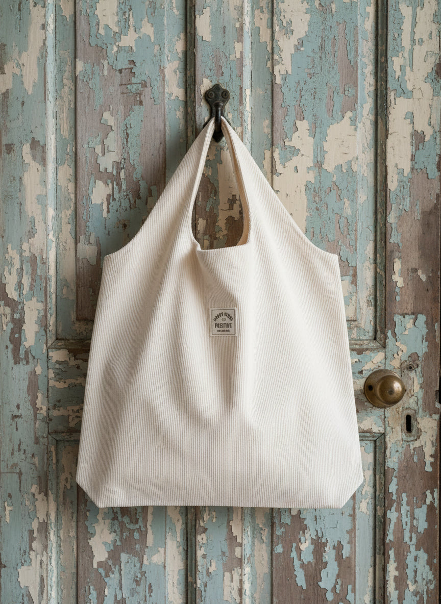 Zwillingsherz XXL Cord Shopper Happy Vibes