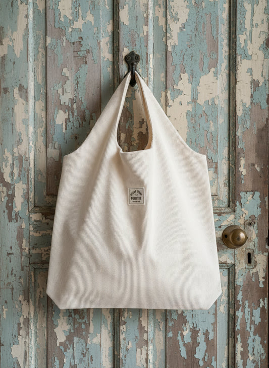 Zwillingsherz XXL Cord Shopper Happy Vibes