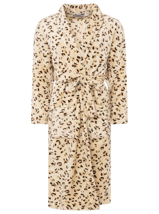 Zwillingsherz Bademantel im Leo Design