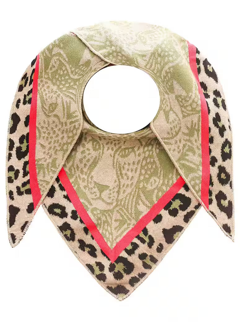 Zwillingsherz Dreieckstuch-/Schal ANGRY LEO