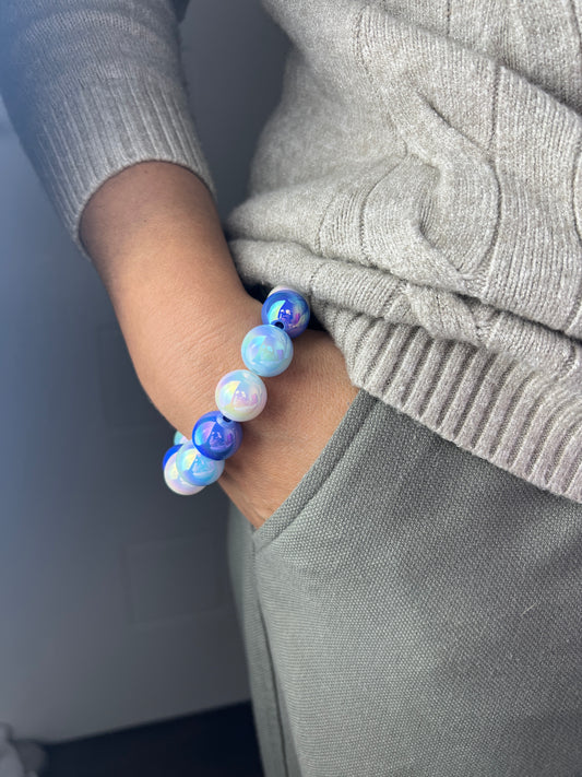 Armband MYSTIC MAGIC PEARLS blau mix