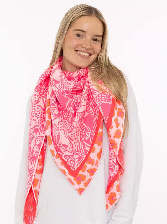 Zwillingsherz Dreieckstuch-/Schal ANGRY LEO