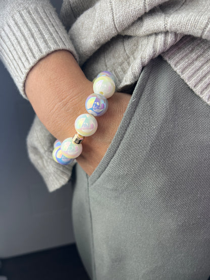Armband MYSTIC MAGIC PEARLS creme perlmutt