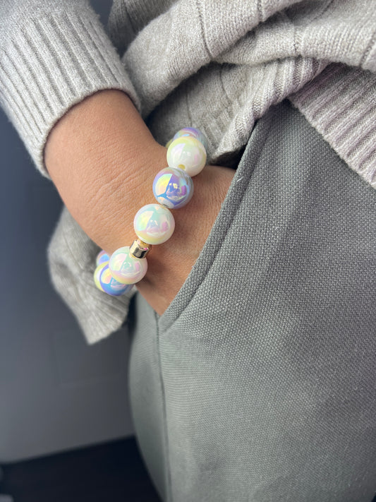 Armband MYSTIC MAGIC PEARLS creme perlmutt
