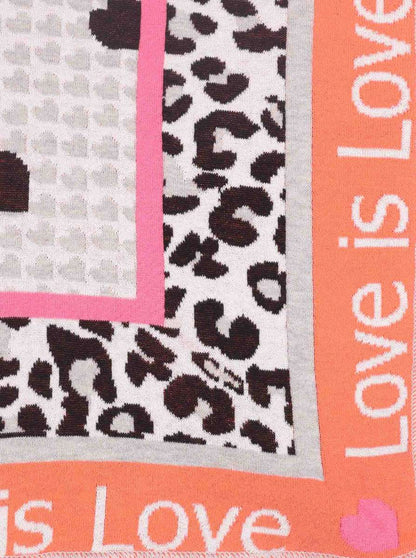 Zwillingsherz Dreieckstuch-/Schal LOVE IS LOVE